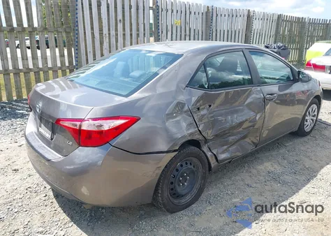 2018 Toyota Corolla Le from USA, damaged, VIN 2T1BURHE0JC011539